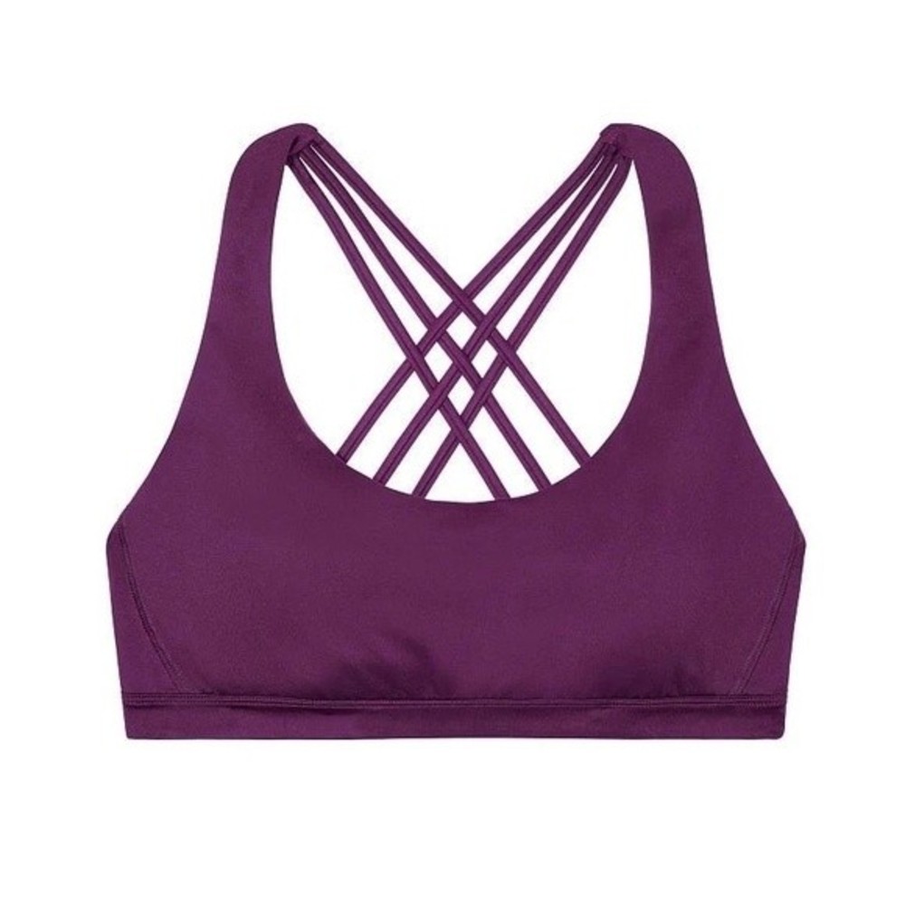 Victoria’s Secret Sport Purple Strappy Back Scoop Neck Sports Bra